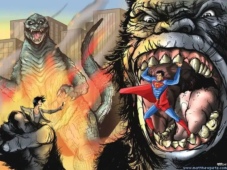 Cómic, Godzilla, Liga de la Justicia, Kaiju, Superman