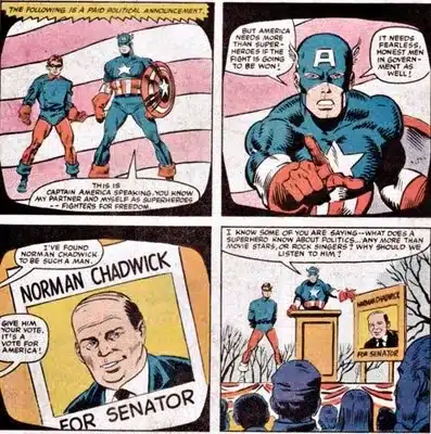 Capitán América, discurso heroico, ideales americanos, realidad alternativa, victoria moral