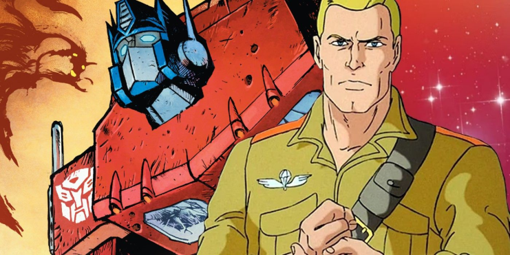 Transformers y GI Joe chocan en Amazing Battle 3. Universo Duke Energon, crossover de GI Joe Transformers, Skybound Entertainment Comics, enfrentamiento con Starscream Duke, Transformers #2