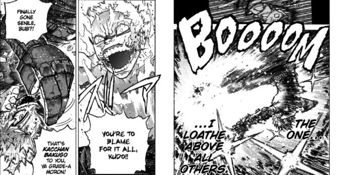 All for one mistake Bakugo for the second user in My Hero Academia Chapter 406