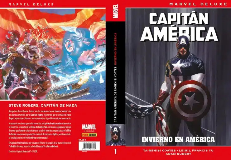  Revue Marvel Deluxe.  Captain America de Ta-Nehisi Coates 1 L'hiver en Amérique

