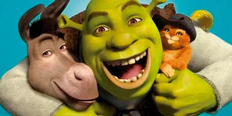 Burro y Shrek, El gato con botas, Mike Myers Shrek, Película Shrek 2025, Shrek 5