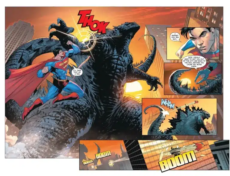 Superman vs Godzilla: Clash of the Titans