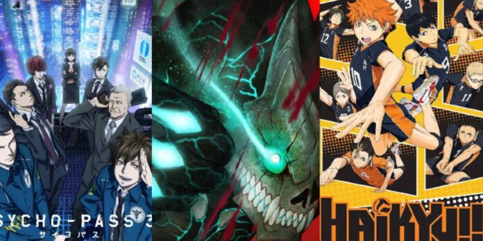 Psycho Pass, Kaiju No.8 and Haikyuu