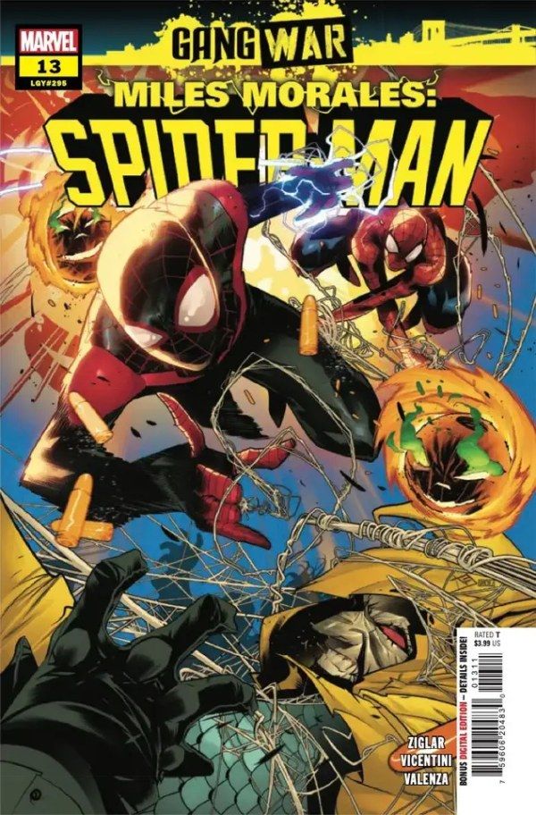 Miles Morales: portada de Spider-Man #13.