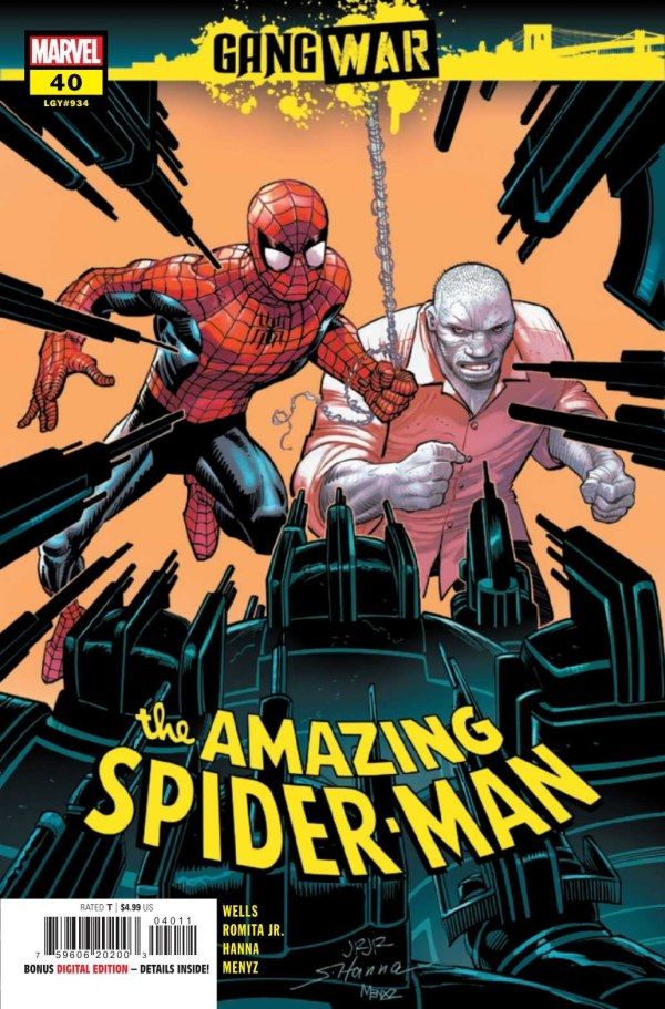 Increíble portada de Spider-Man #40.