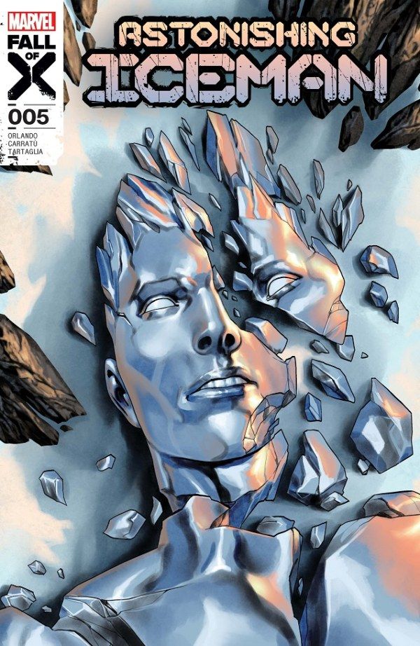 Increíble portada de Iceman #5.