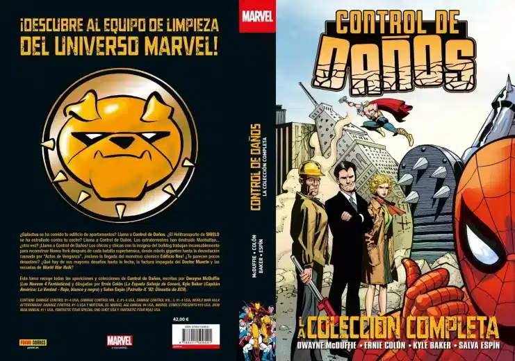  Revisión de héroes de Marvel.  Control de daños: el conjunto completo

