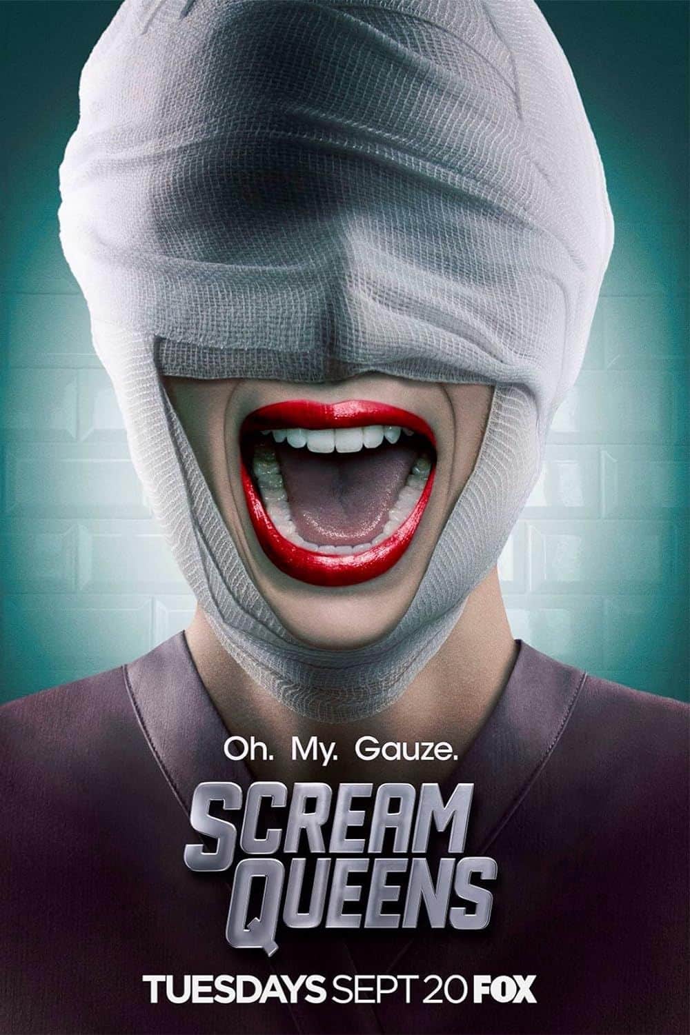 Cartel de la serie de televisión Scream Queens