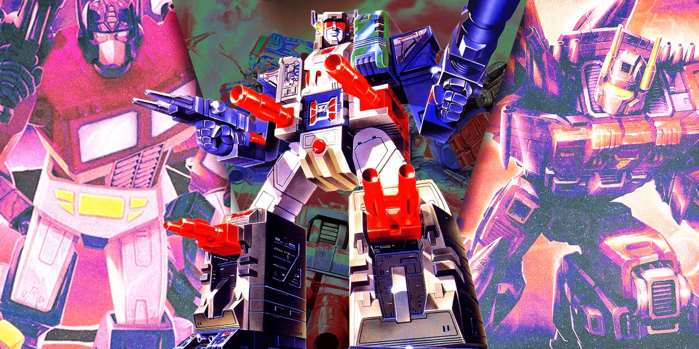 Imágenes divididas de Optimus Prime, Fortress Maximus y Superion