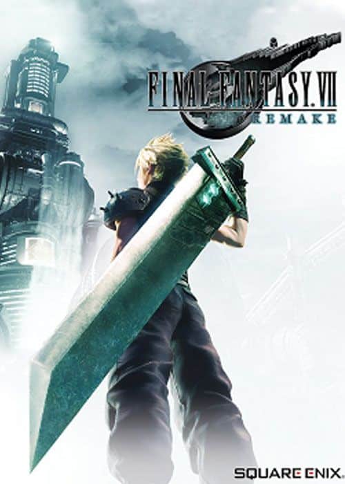 Final Fantasy VII Remake cubre Cloud Strife con una espada