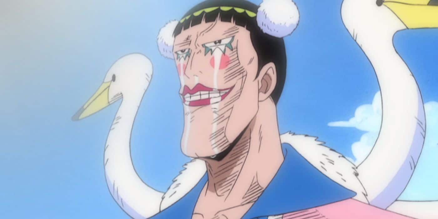 Bon Clay llora en One Piece.