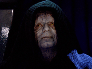 La guerra de las galaxias de Palpatine