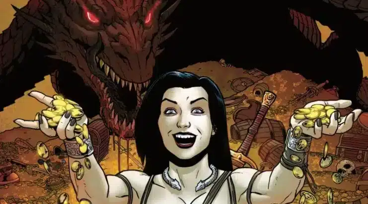 Garth Ennis presents Babs, a parody of fantasy swords and describes adventures.