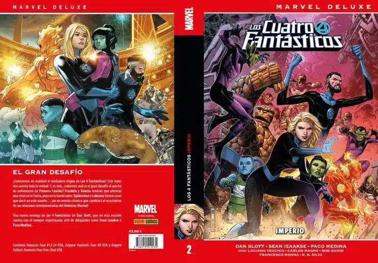  Revue Marvel Deluxe.  Les Quatre Fantastiques 2 de Dan Slott - Empire

