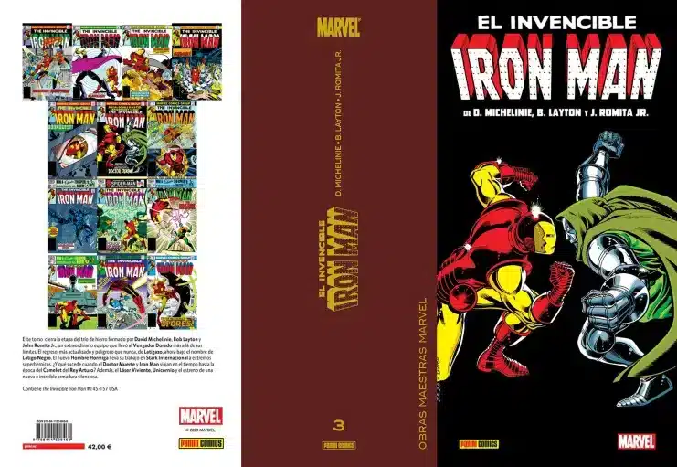  Revue des chefs-d'œuvre de Marvel.  Invincible Iron Man de Michelinie, Romita Jr.  et Layton 3 sur 3

