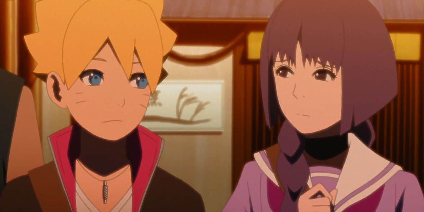 Boruto mira a Sumire