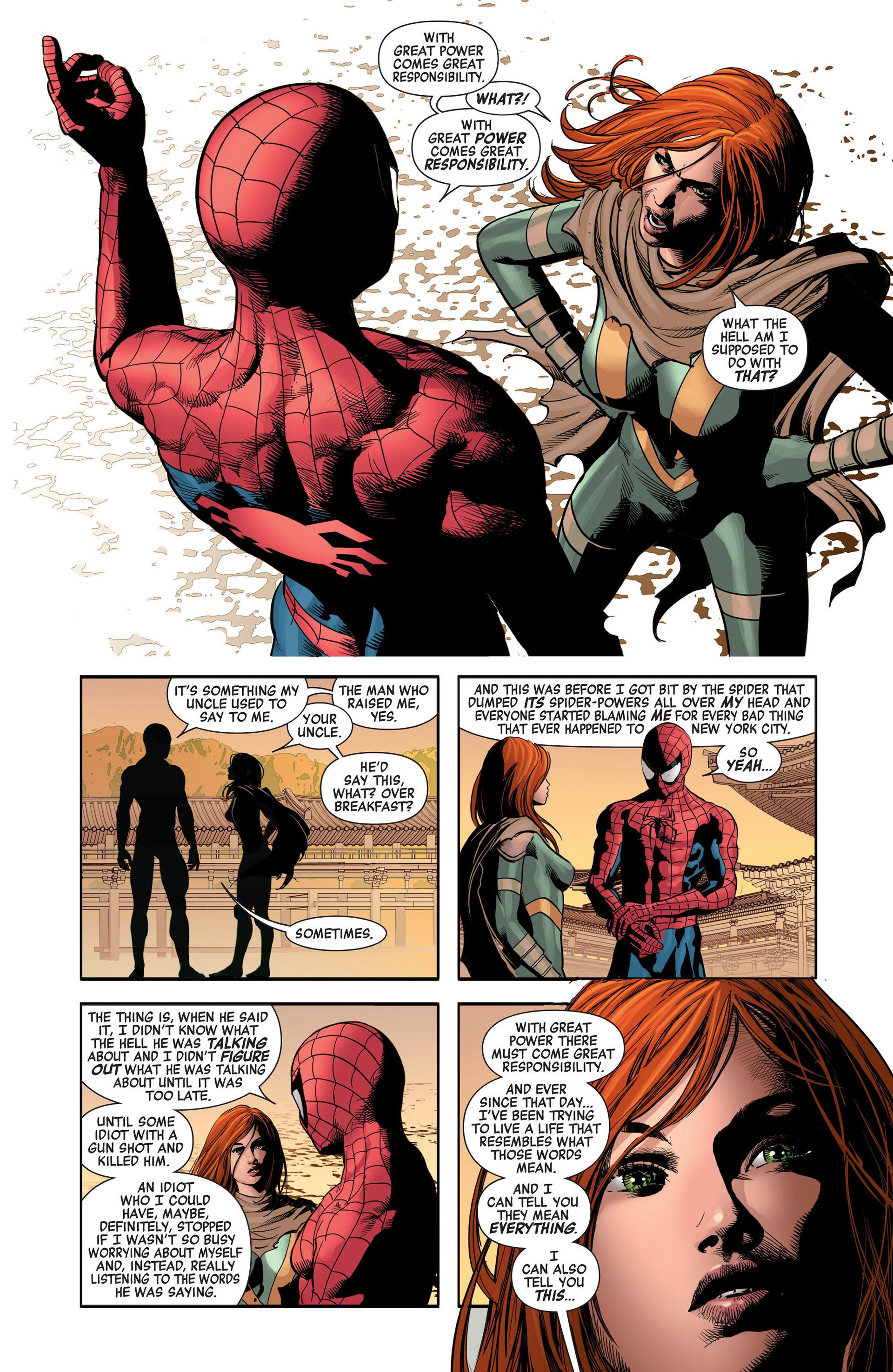Spider-Man le enseña a Hope Summers
