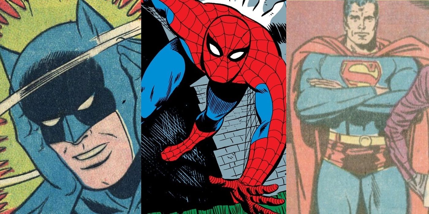 Batman, Spider-Man y Superman dibujados por artistas vivos