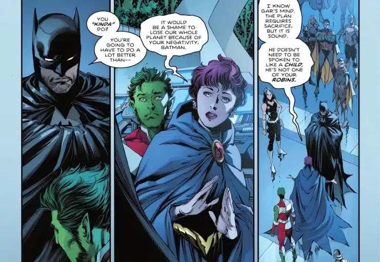 Batman, Chico Bestia, Mentor Valiente, Nightwing #112