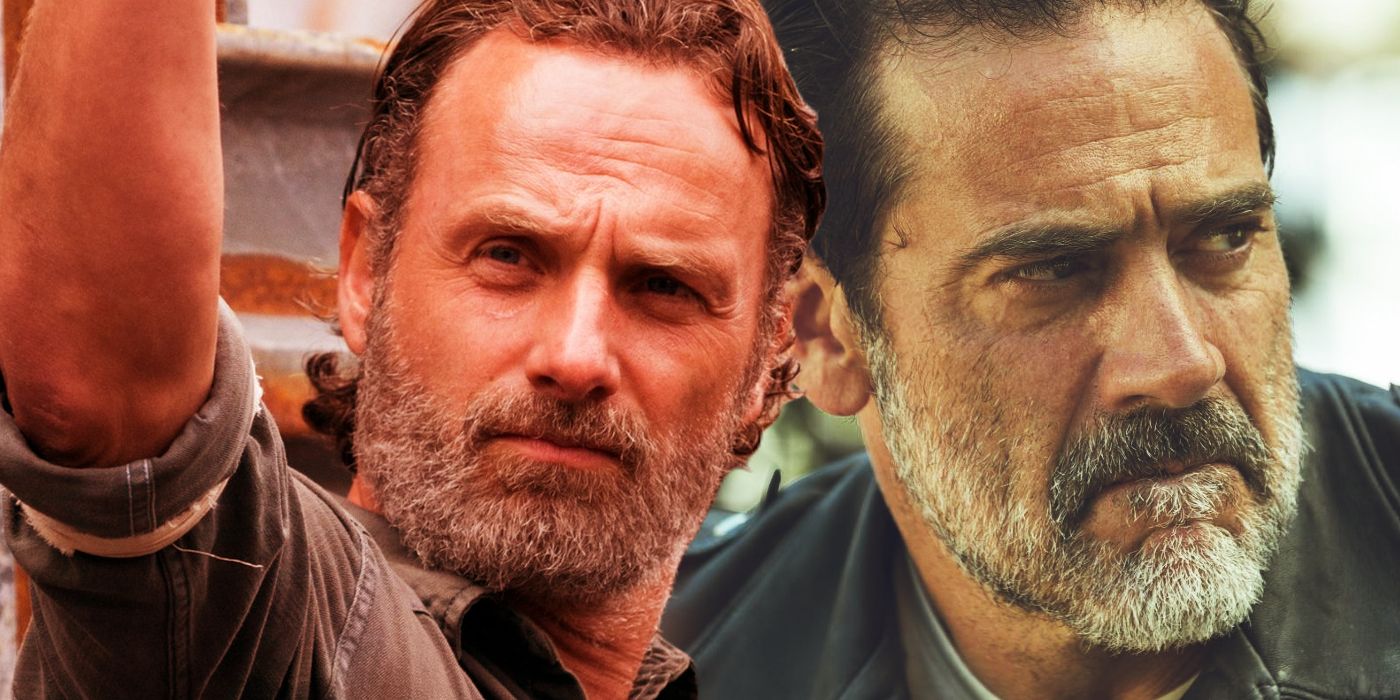 Separación: Rick Grimes (Andrew Lincoln) y Negan Smith (Jeffrey Dean Morgan) en The Walking Dead