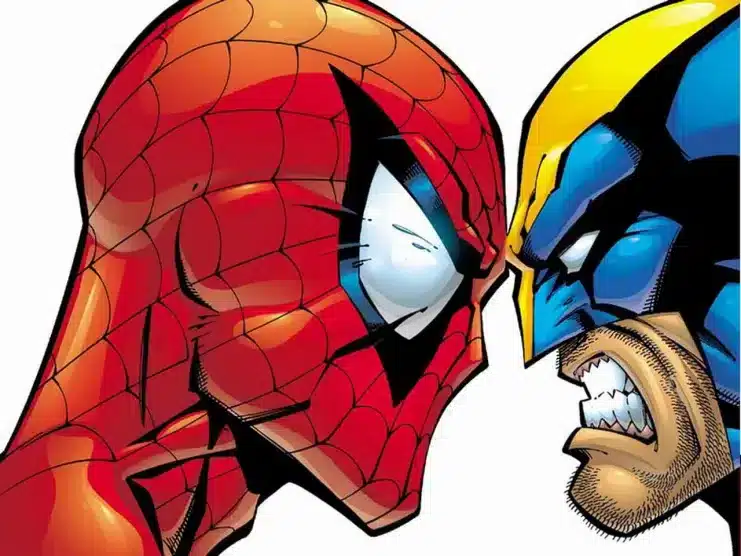 13 meetings between Spiderman and Wolverine