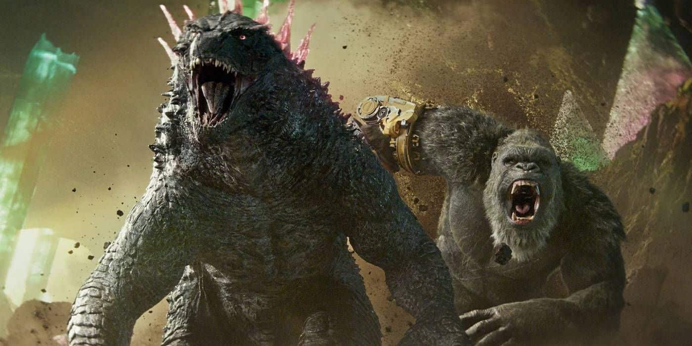 Kong y Godzilla luchan codo a codo en Godzilla x Kong: The New Empire