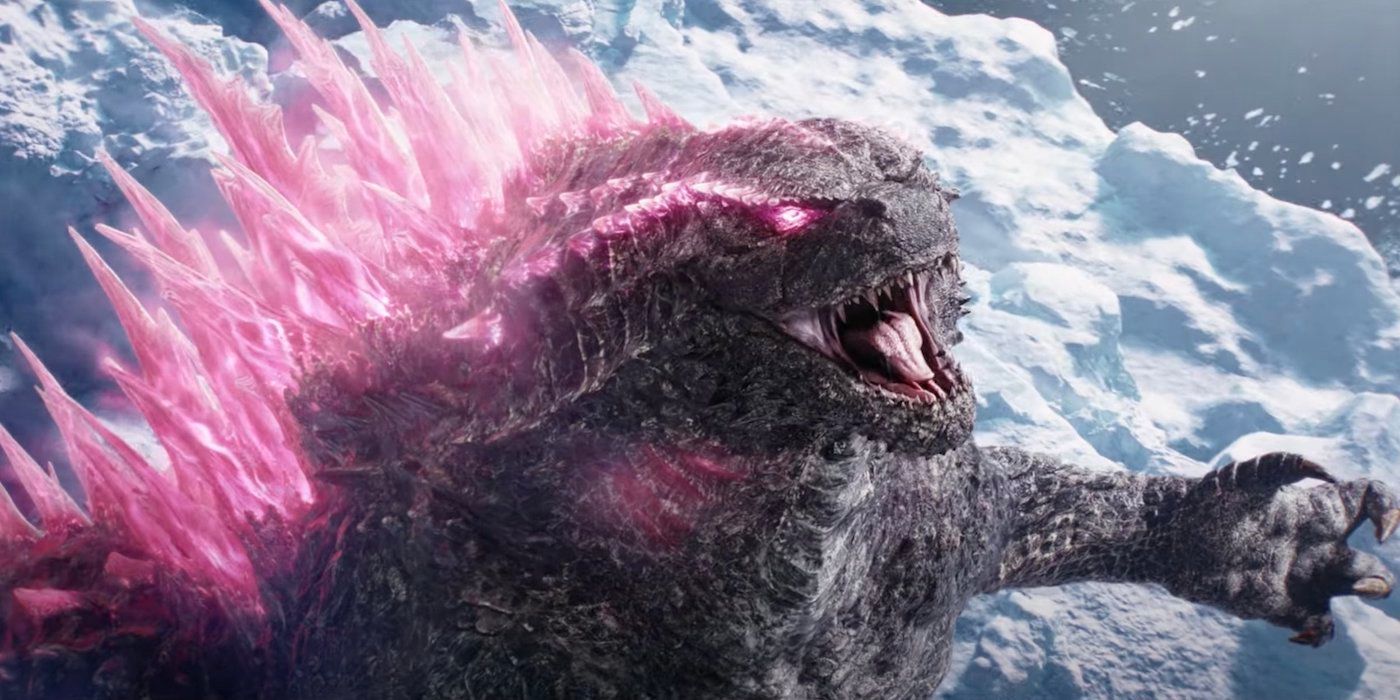 Godzilla ruge en Godzilla x Kong: The New Kingdom