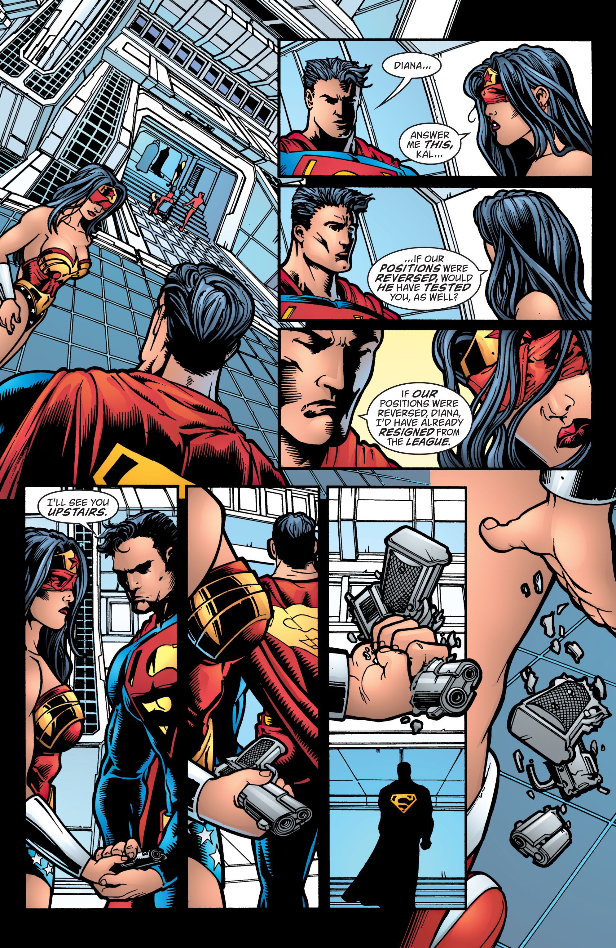 Superman hace sentir mal a Wonder Woman