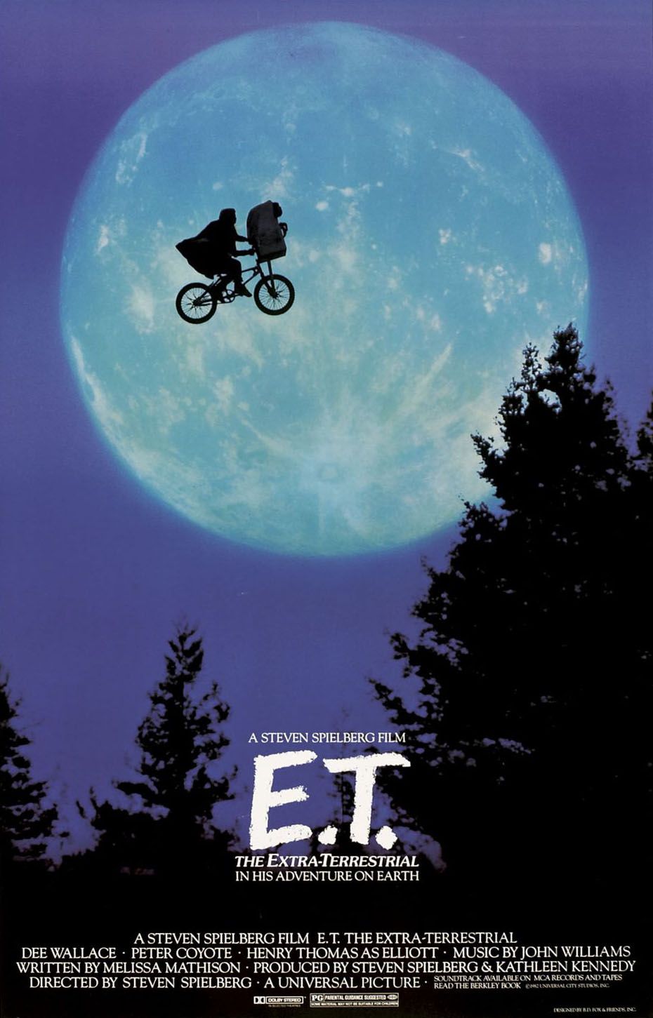 ET el cartel de la película Extraterrestre (1982)