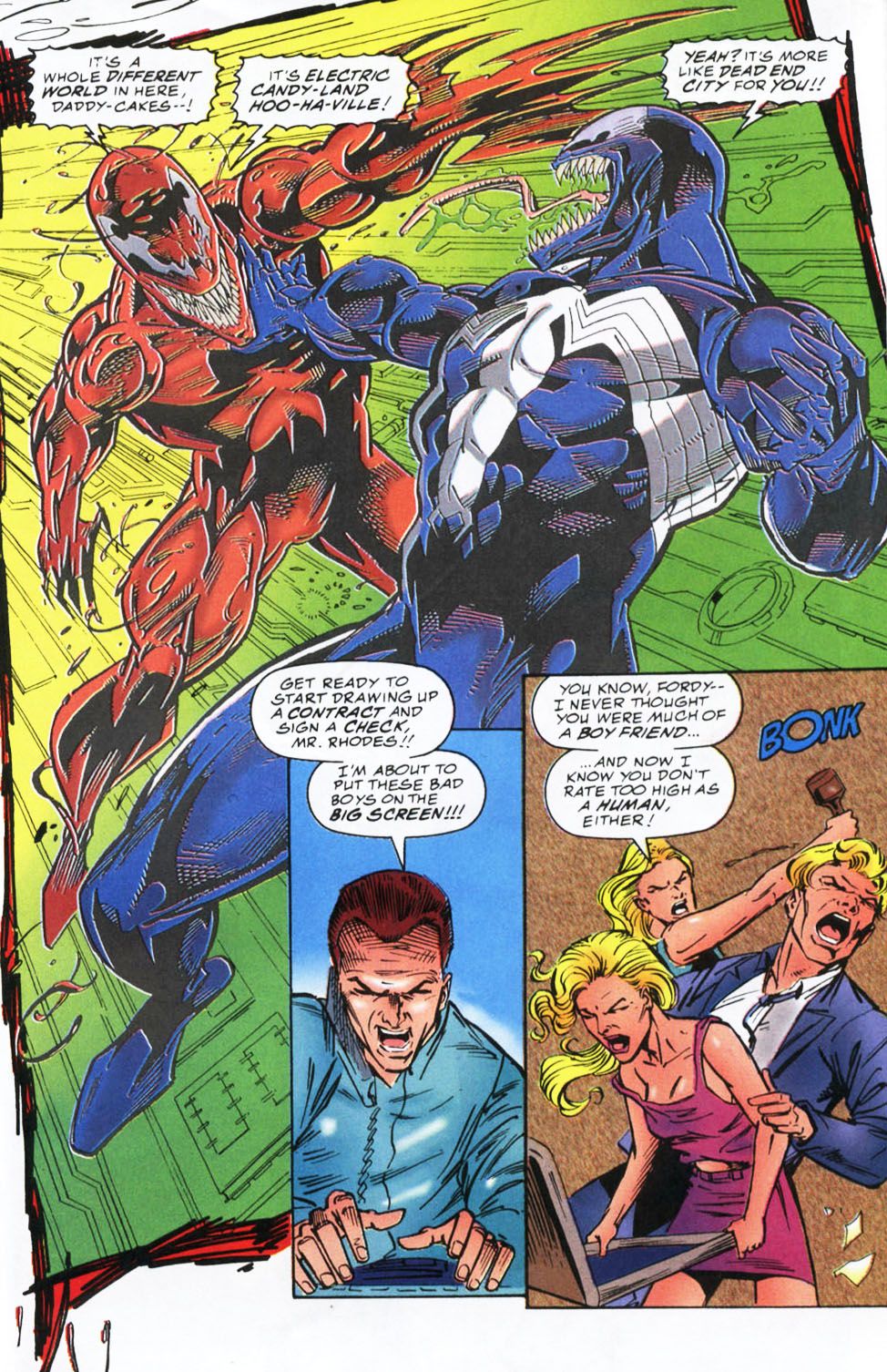 Venom ingresa a Internet para luchar contra Carnage
