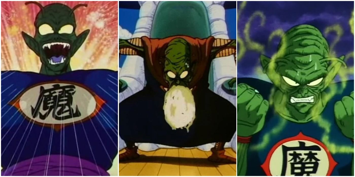 Dragon Ball King Piccolo Encabezado del trío de mejores villanos