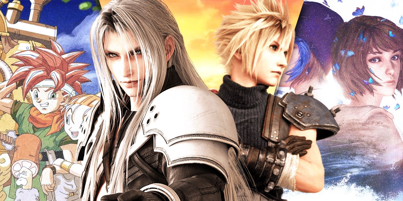 Imágenes divididas de Chrono Trigger, Final Fantasy 7 y Life Is Strange