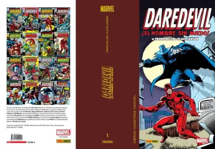  Reseña de las obras maestras de Marvel.  Daredevil de Frank Miller y Klaus Janson 1 de 4

