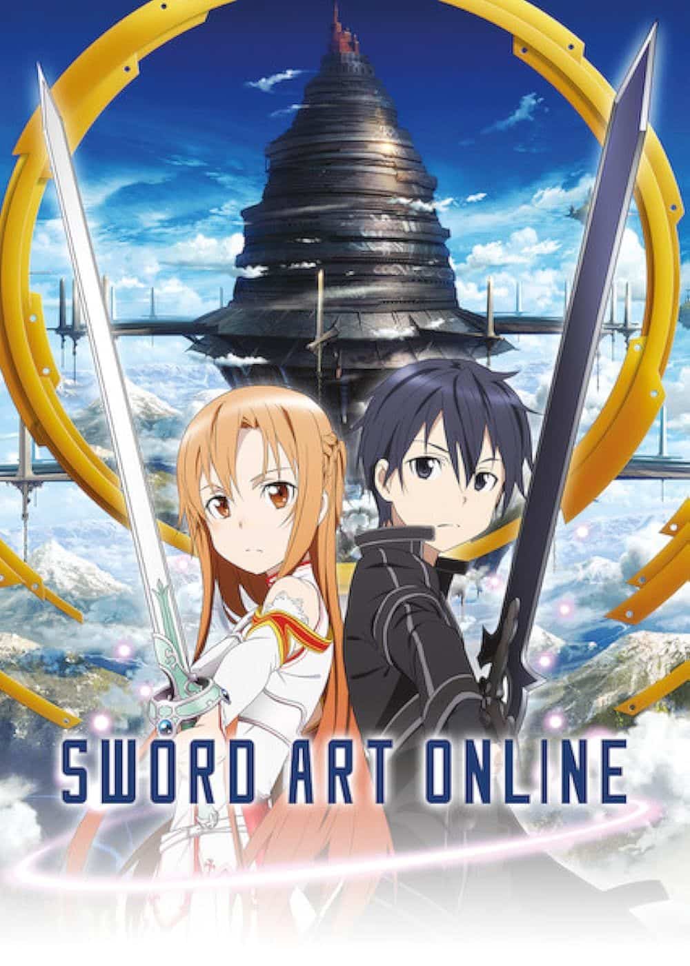 Kiriko y Asuna en Sword Art Online (2012) cartel oficial