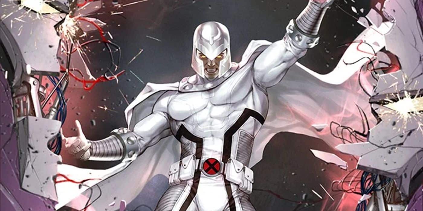 Magneto atraviesa una pared de metal en los cómics de X-Men de Marvel
