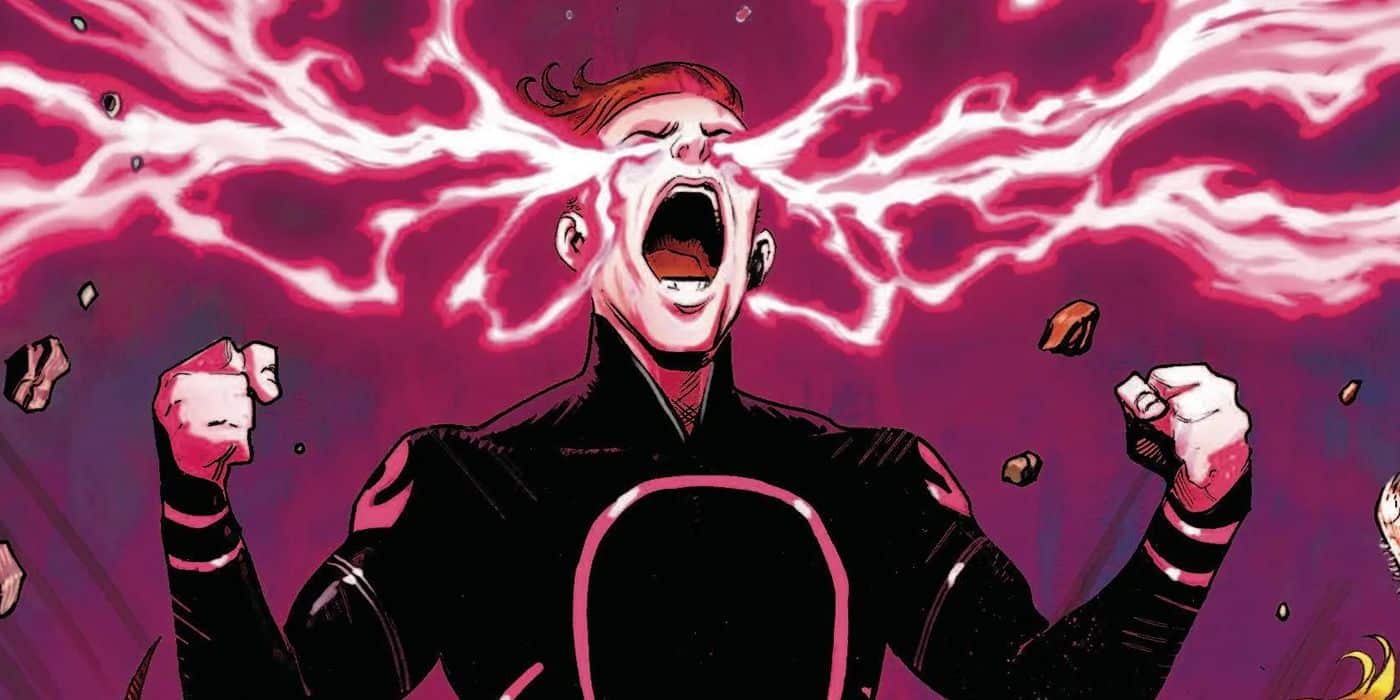 Quentin Quire como Kid Omega usando sus habilidades mutantes