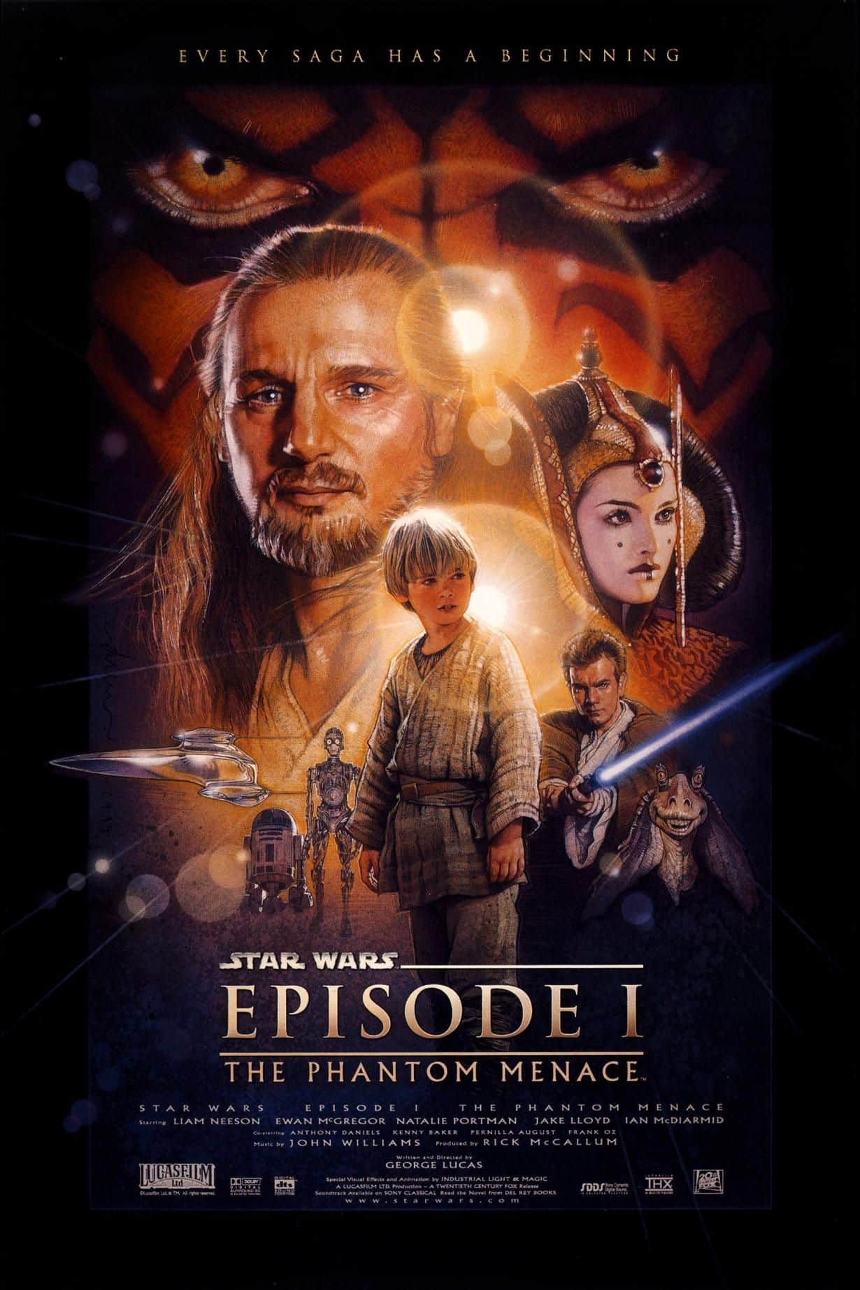 Star Wars Episodio I - Póster de la película La amenaza fantasma-1