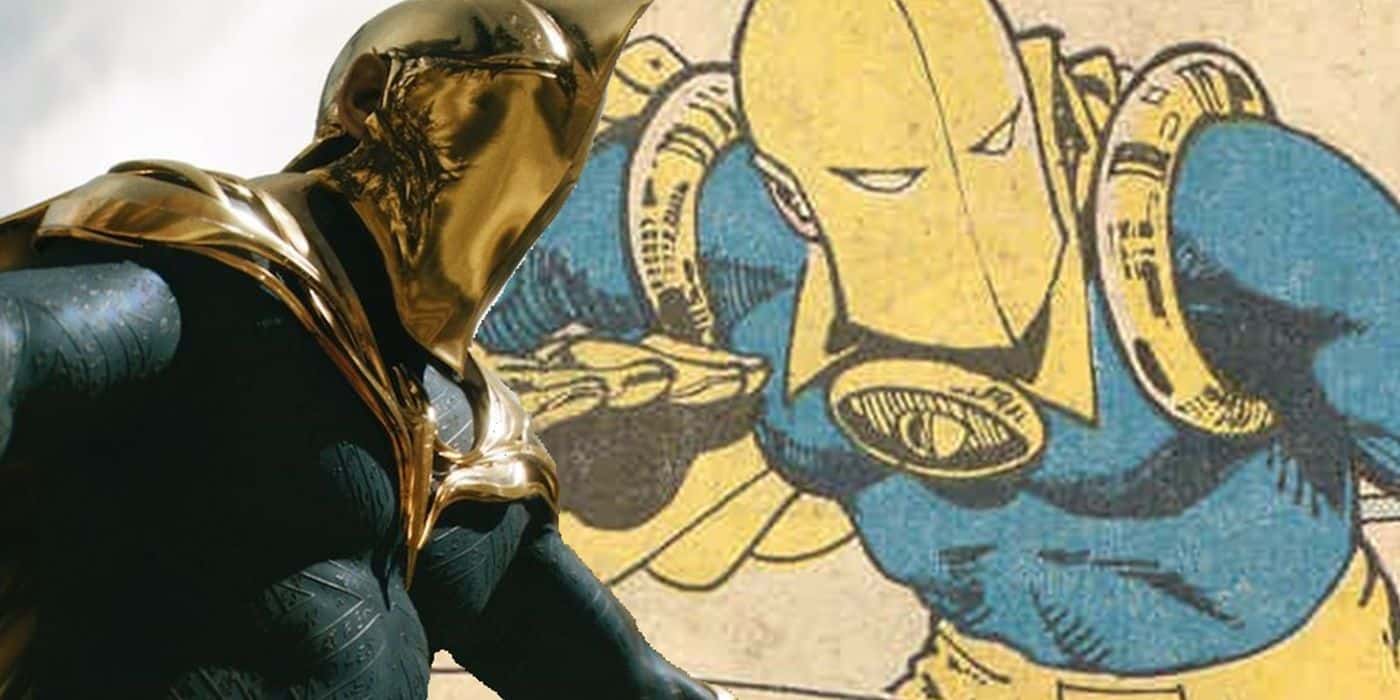 Doctor Fate en su forma cómica y en su forma cinematográfica