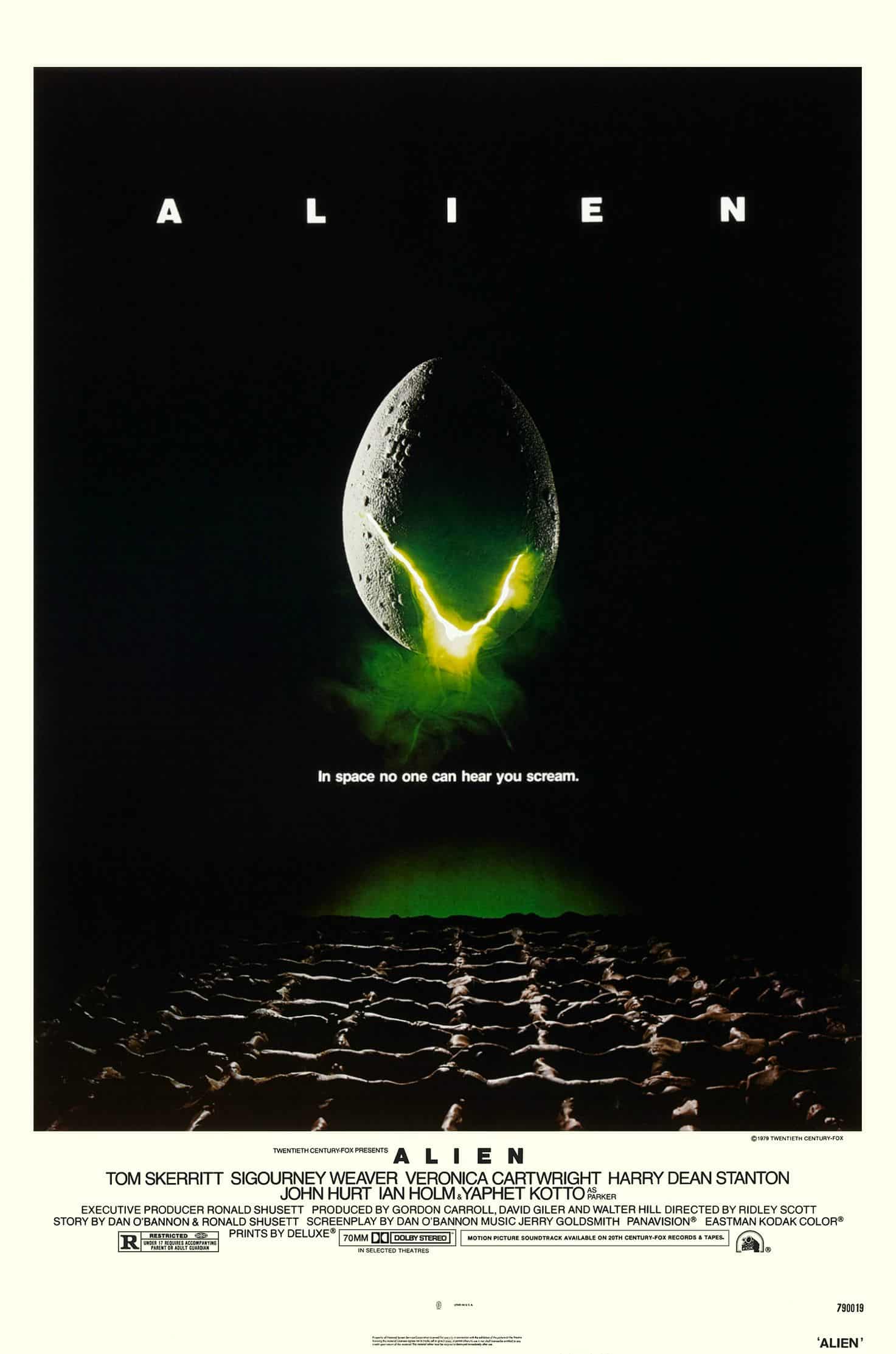Cartel de la película Alien de 1979.