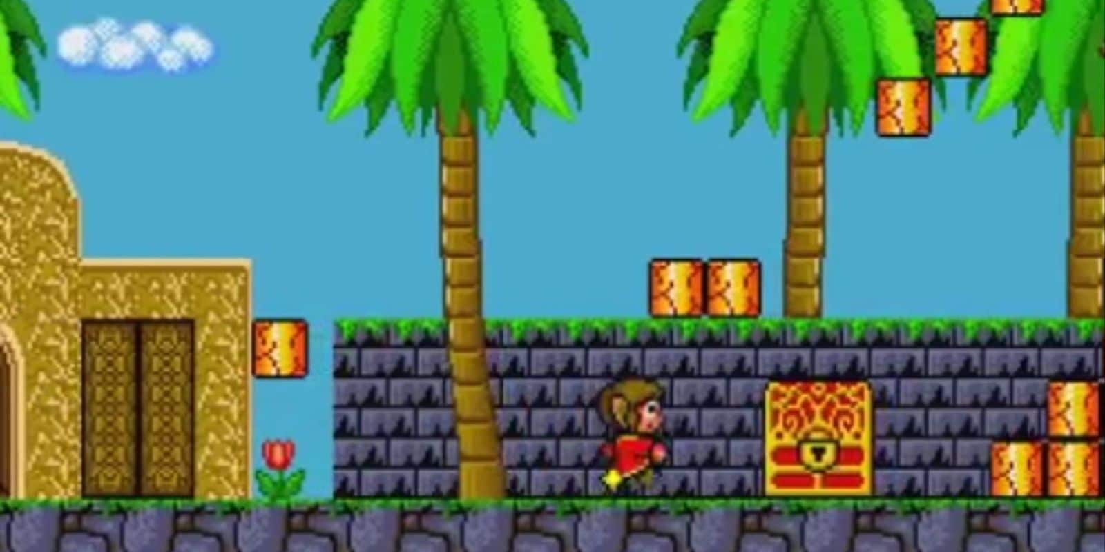 Alex Kidd en el juego del Castillo Encantado