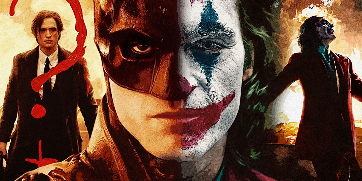 Batman de Robert Pattinson y Joker de Joaquin Phoenix