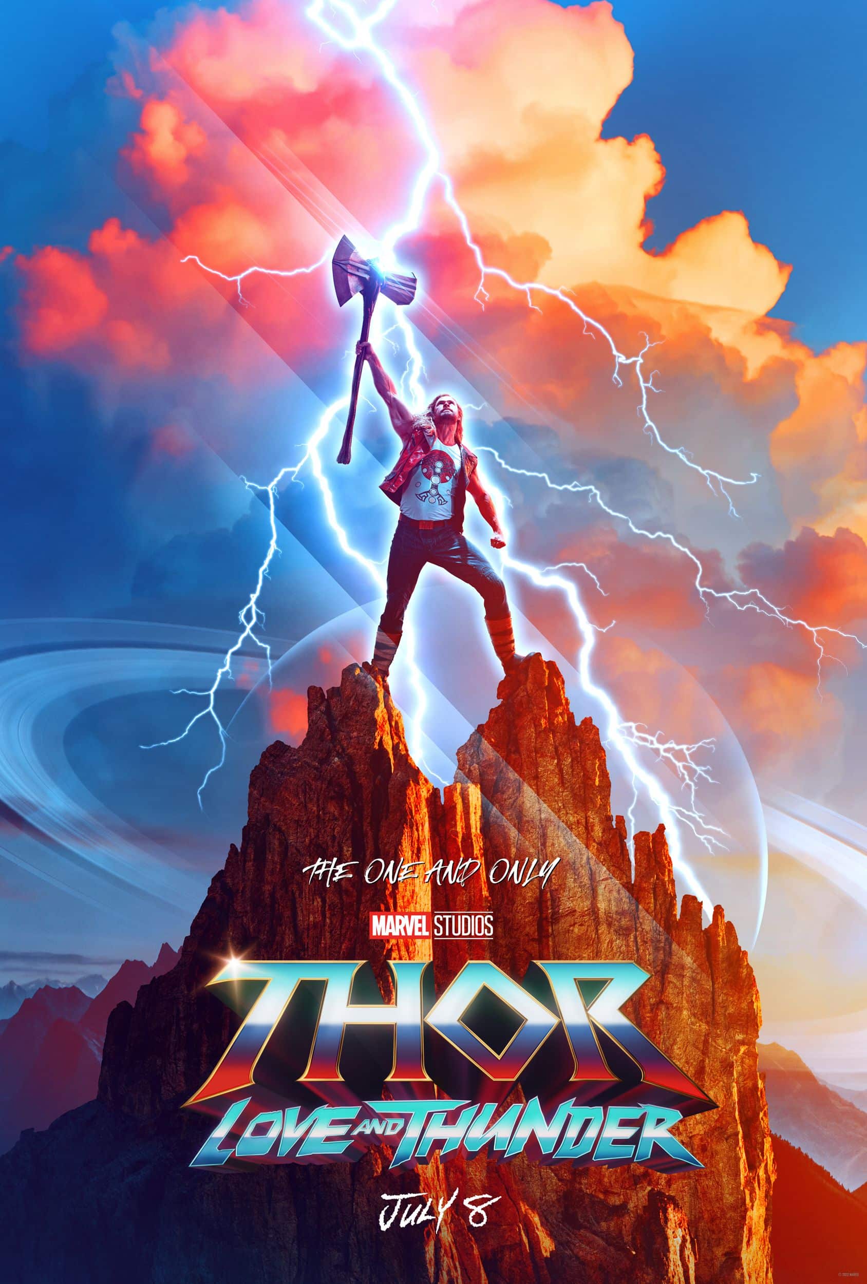 Póster Thor: Amor y Trueno