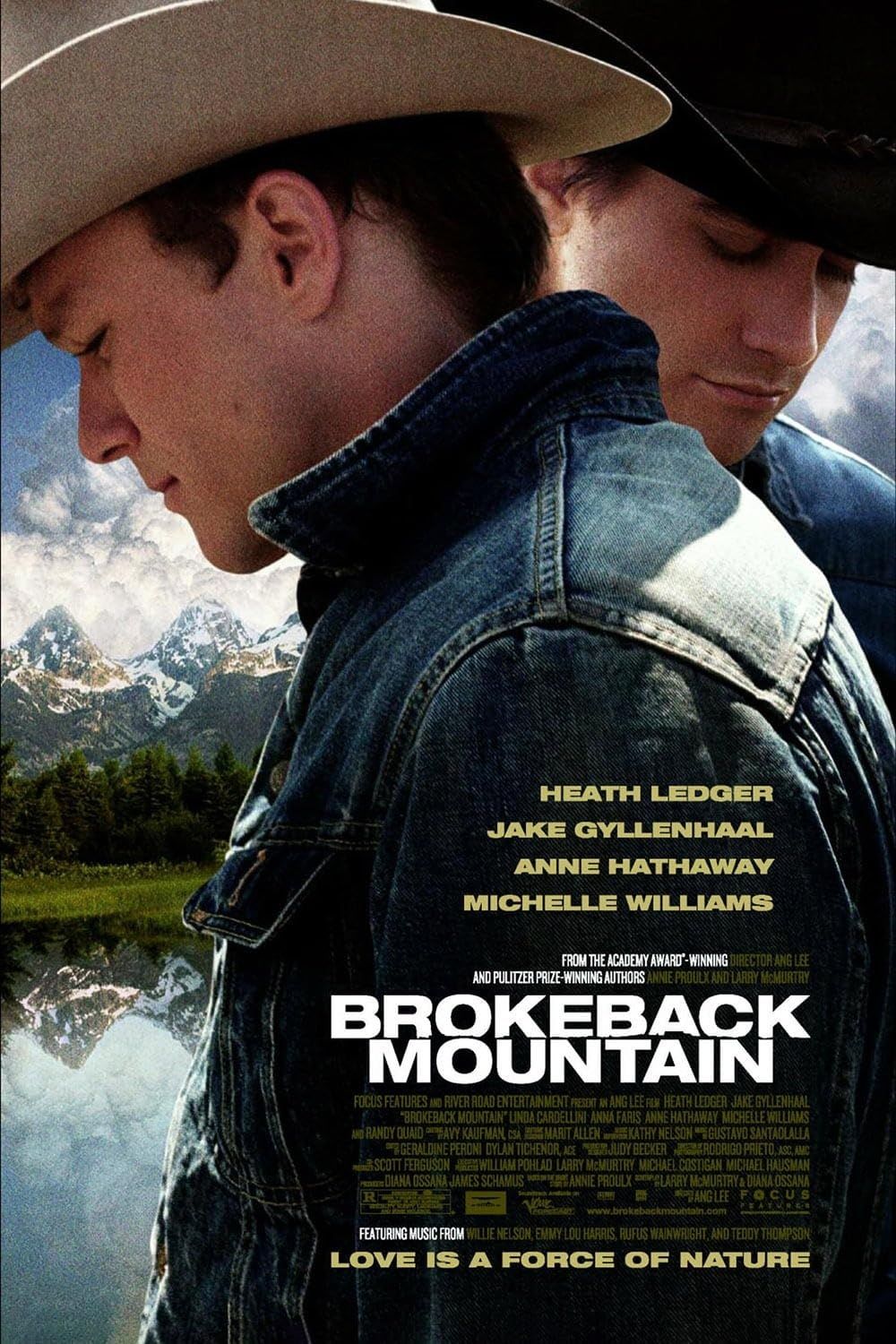 Heath Ledger y Jake Gyllenhaal en Brokeback Mountain