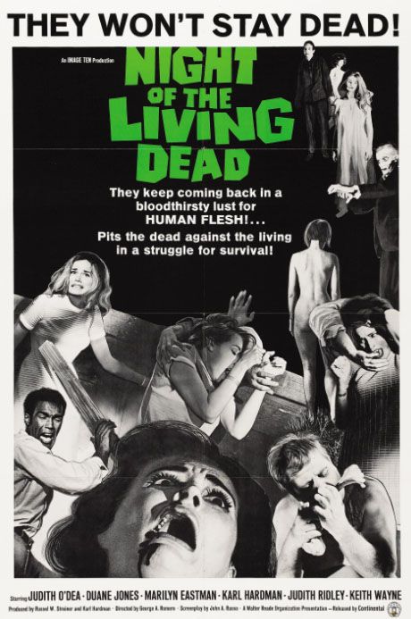 La noche de los muertos vivientes 1968 Película de George A. Romero