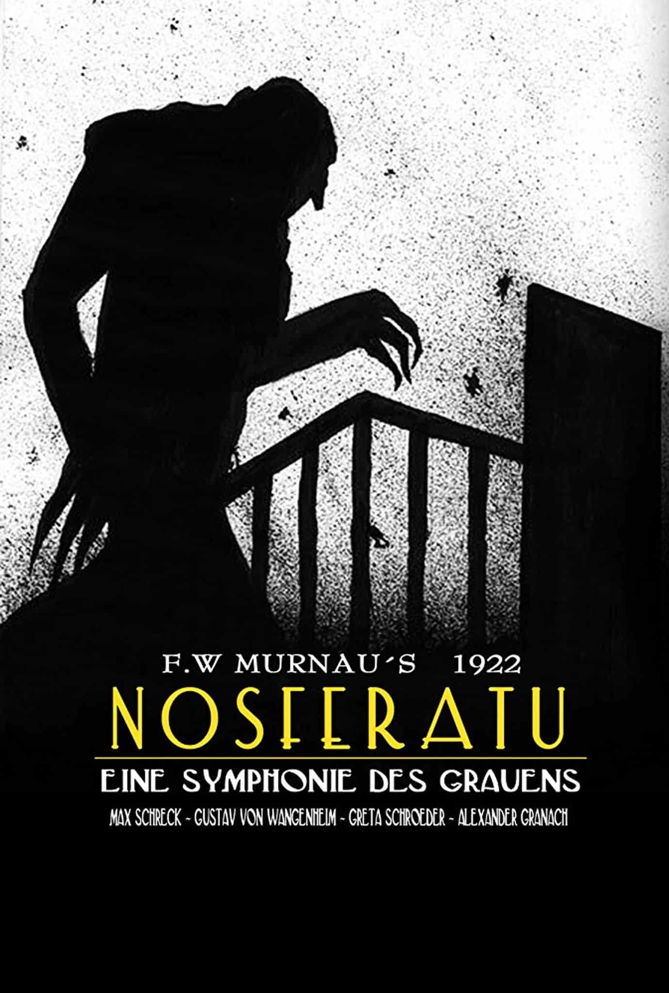 Cartel de la película Nosferatu 1922.