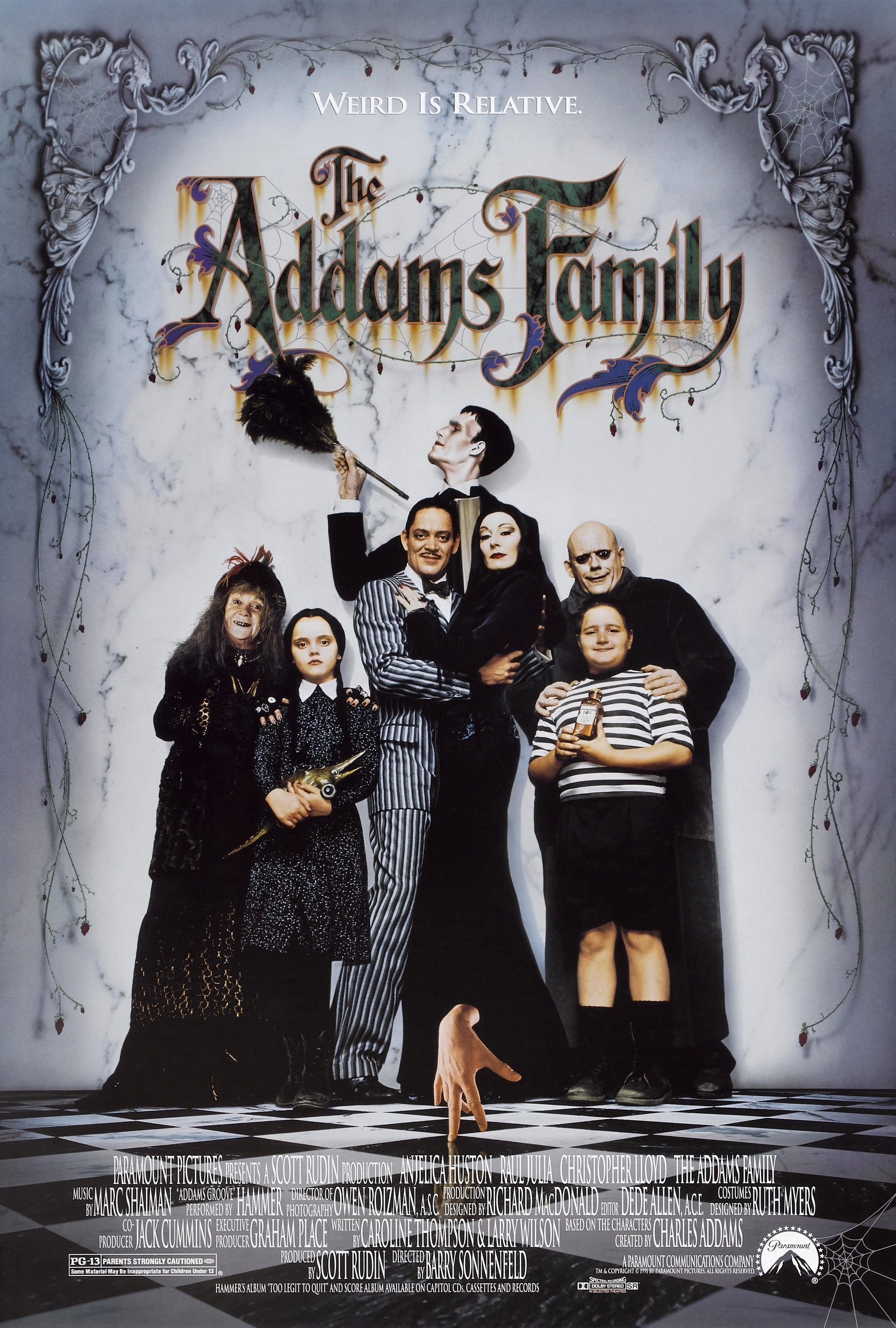 Cartel de la película La familia Addams