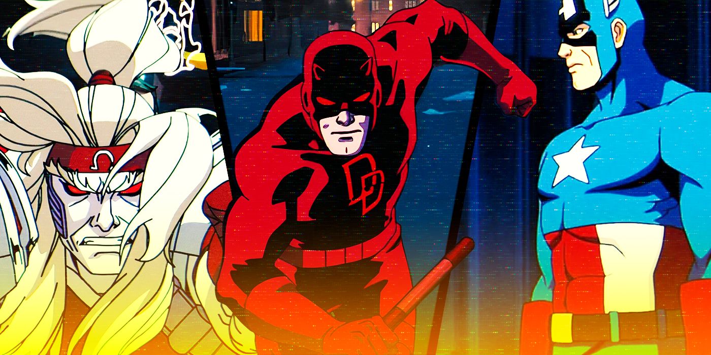 Capitán América, Daredevil y Omega Red de X-Men '97