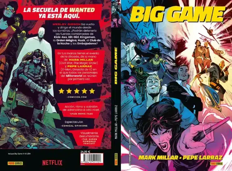 Revue du Big Game par Mark Millar et Pepe Laraz

