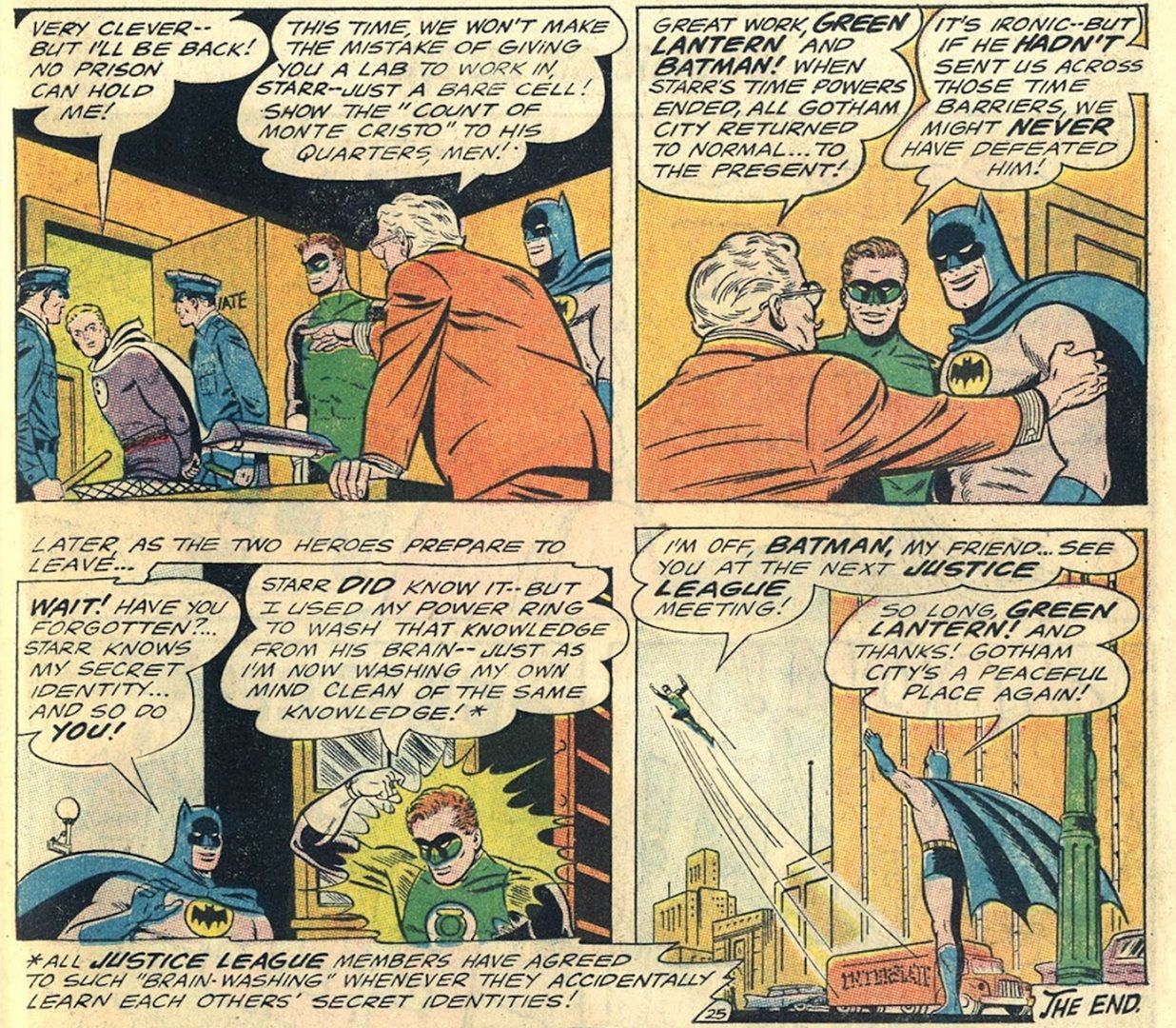 Batman y Green Lantern borran sus identidades de sus mentes